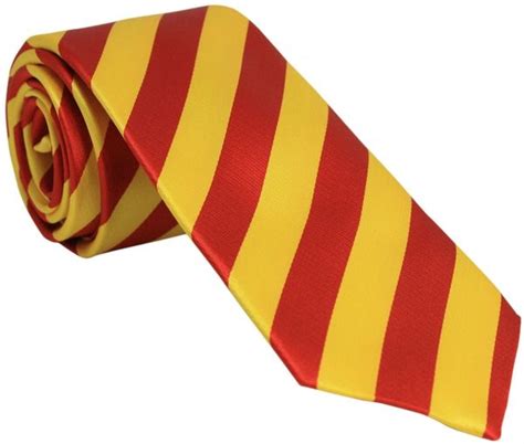 yellow red tie